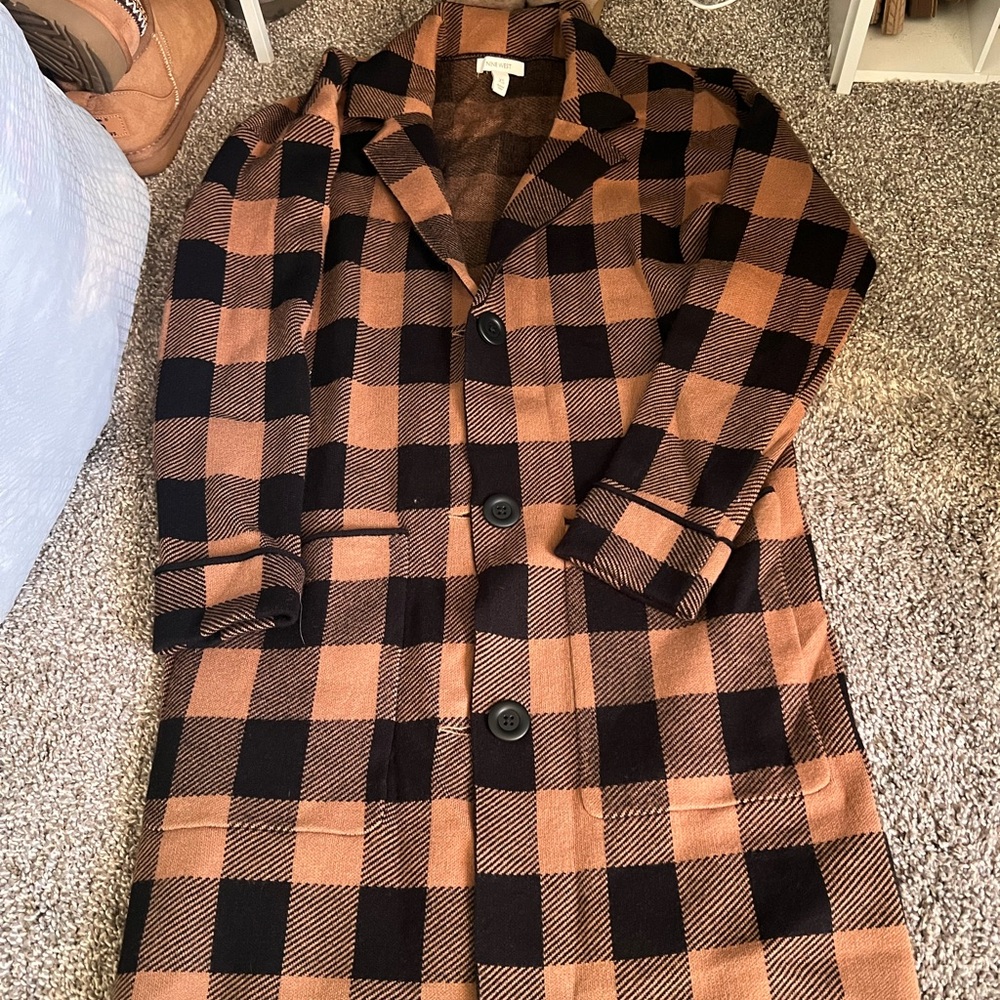 Long thick cardigan